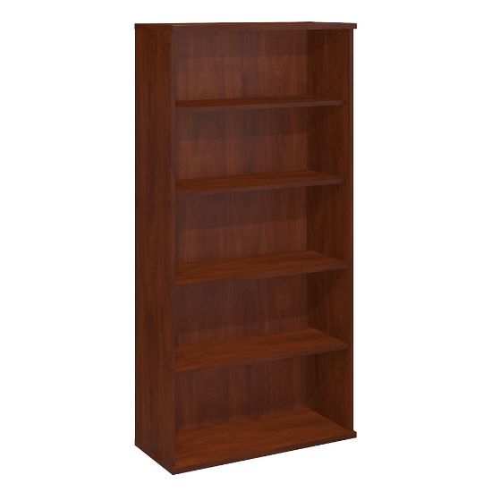 Picture of Bush Business Furniture Components 73inH 5-Shelf Bookcase, Hansen Cherry, Standard Delivery