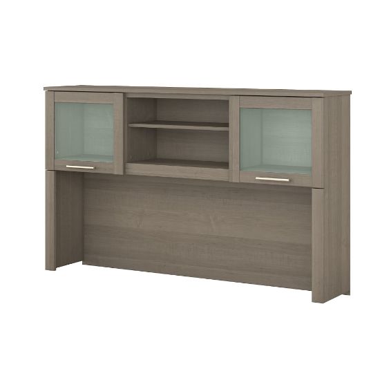 Picture of Bush Furniture Somerset 60inW L Shaped Desk Hutch, Ash Gray, Standard Delivery