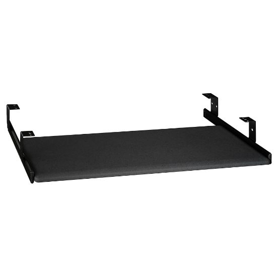 Picture of Bush Business Furniture Universal Keyboard Shelf, Black, Standard Delivery