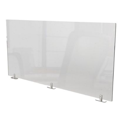 Picture of Ghent Partition Extender, With Tape, 18inH x 48inW x 1-1/2, Clear