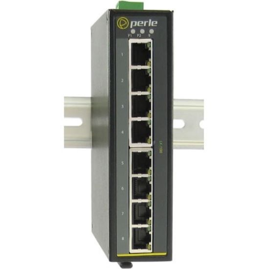 Picture of Perle IDS-108F-DS2ST20 - Industrial Ethernet Switch - 10 Ports - 10/100Base-TX, 100Base-LX - 2 Layer Supported - Rail-mountable, Wall Mountable, Panel-mountable - 5 Year Limited Warranty