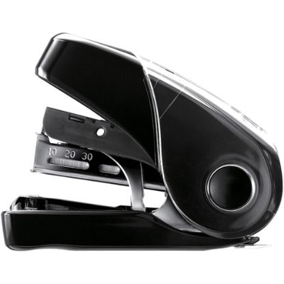 Picture of MAX Flat Clinch Mini Stapler - 25 Sheets Capacity - 1 Each - Black