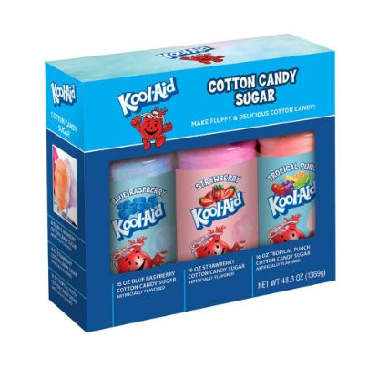 Picture of Nostalgia Kool-Aid Cotton Candy Flossing Sugar, Case Of 3 Packs