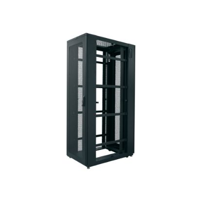 Picture of Belkin 42U Premium Enclosure Without Side Panels - Rack - black - 42U - 19in