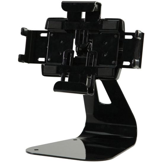 Picture of Peerless-AV PTM400 Desk Mount for Tablet PC, iPad - Black - Height Adjustable - 11.4in Screen Support - 5 lb Load Capacity - 1 - Polyester