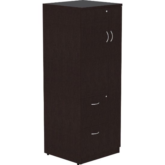 Picture of Lorell Essentials 66in Tall Storage Cabinet, Espresso