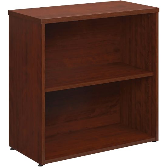 Picture of Sauder Affirm 30inH 2-Shelf Bookcase, Classic Cherry