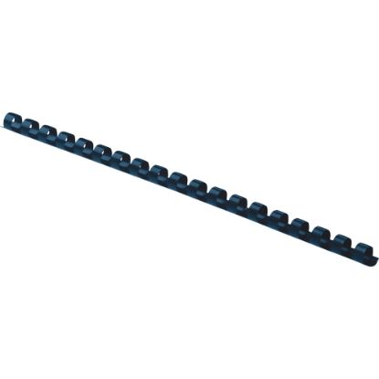 Picture of Fellowes 19-Ring Plastic Comb Binding, 0.3in x 10.8in x 0.3in, Navy, Pack Of 100