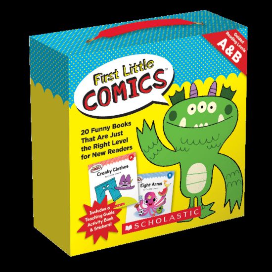 Picture of Scholastic Teacher Resources First Little Comics Parent Pack, Levels A & B, Pre-K To 2nd Grade, Set Of 20