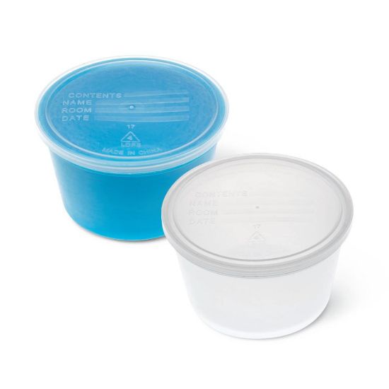 Picture of Medline Denture Containers, Aqua, Pack Of 250