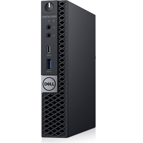 Picture of Dell Optiplex 5060 Micro Refurbished Desktop PC, Intel i5, 16GB Memory, 256GB Solid State Drive, Windows 10 Pro