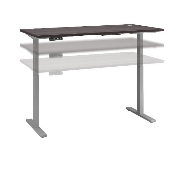 Picture of Bush Business Furniture Move 60 Series Electric 72inW x 30inD Height Adjustable Standing Desk, Storm Gray/Cool Gray Metallic, Standard Delivery