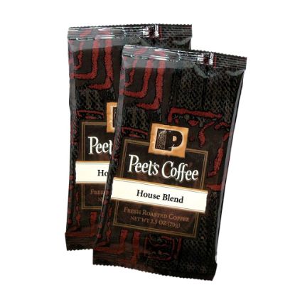 Picture of Peets Coffee & Tea Single-Serve Coffee Packets, House Blend, Carton Of 18