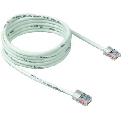 Picture of Belkin Cat.5e Patch Cable - RJ-45 Male Network - RJ-45 Male Network - 6in - White