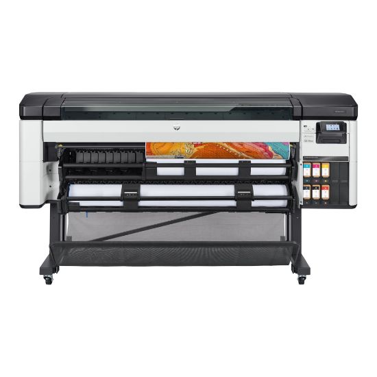 Picture of HP DesignJet Z6 Pro - 64in large-format printer - color - ink-jet -  - 2400 x 1200 dpi - up to 1054.9 sq.ft/hour (mono) / up to 1054.9 sq.ft/hour (color) - capacity: 2 rolls - Gigabit LAN, USB host - cutter