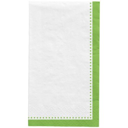 Picture of Amscan Premium Buffet Napkins, 7-3/4in x 4-1/2in, Kiwi Green