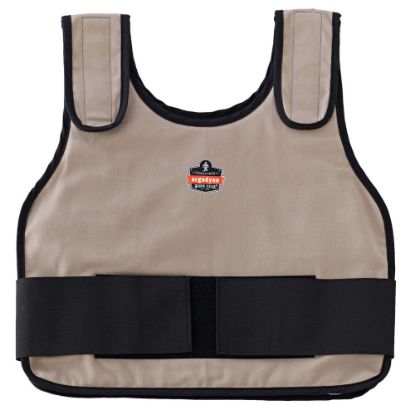 Picture of Ergodyne Chill-Its Phase Change Cooling Vest, Standard, Small/Medium, Khaki