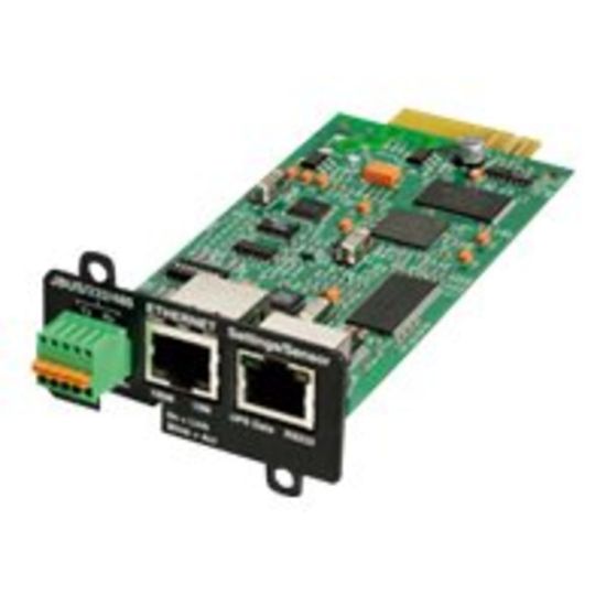 Picture of Eaton Network and MODBUS Card-MS - Remote management adapter - 100Mb LAN, RS-232, RS-485, Modbus