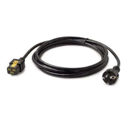 Picture of APC by Schneider Electric AP8755 Standard Power Cord - Black - 9.84 ft Cord Length - CEE 7/7