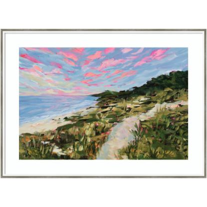 Picture of Amanti Art Traverse City by Emily Kenney Wood Framed Wall Art Print, 41inW x 30inH, White