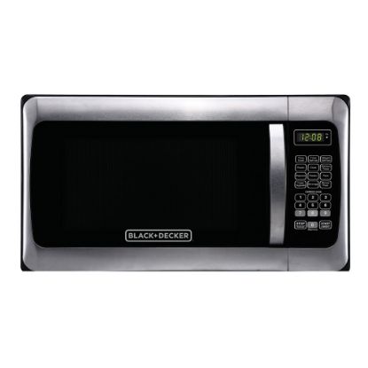 Picture of BLACK+DECKER 1.1 Cu Ft Microwave, Stainless Steel