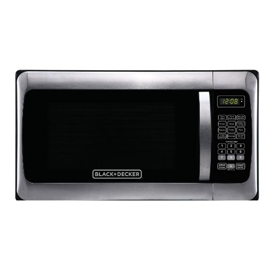 Picture of BLACK+DECKER 1.1 Cu Ft Microwave, Stainless Steel