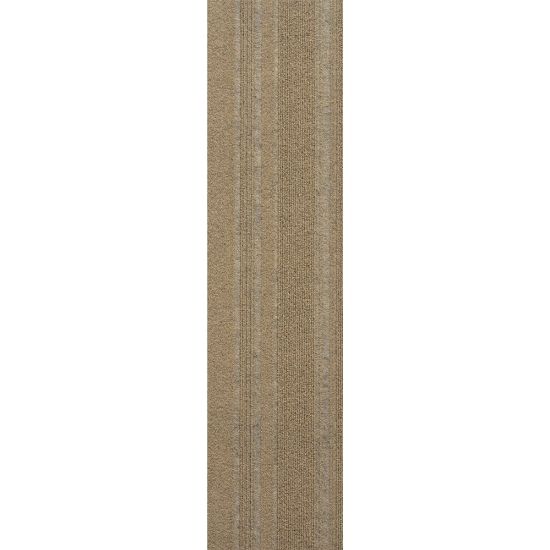 Picture of Foss Floors Peel & Stick Couture Carpet Planks, 9in x 36in, Chestnut, Set Of 16 Planks