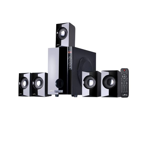 Picture of BeFree Sound BFS-430 5.1-Channel Bluetooth Surround Sound Speaker System, 18inH x 22inW x 12-1/2inD, Black, 99595497M