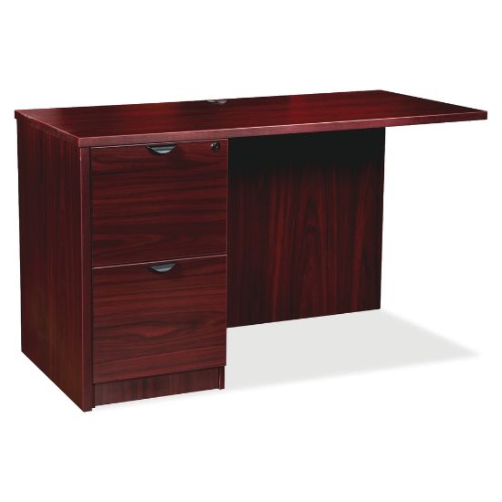 Picture of Lorell Prominence 2.0 48inW Left Desk Return, Mahogany