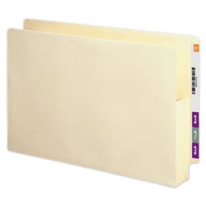 Picture of Smead End-Tab File Pockets , Legal Size (8 1/2in x 14in), 3 1/2in Expansion, Manila, Box Of 25