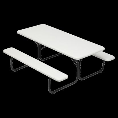 Picture of Iceberg IndestrucTable TOO 1200 Series Picnic Table, Platinum