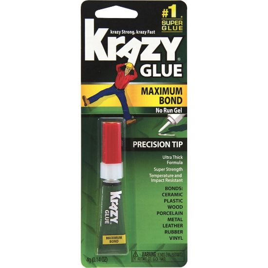 Picture of Krazy Glue, Advanced Formula Gel, Clear, .14 Oz.