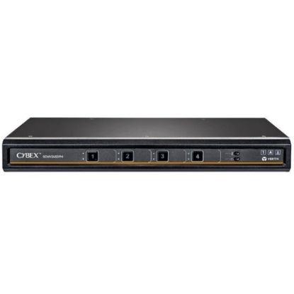 Picture of Avocent Vertiv Cybex Secure MultiViewer KVM Switch - 16 port - NIAP Approved - Dual AC - Secure Desktop KVM Switches - Secure KVM Switch - Dual Head - NIAP Certified - Secure Keyboard - 4 to 16 Port