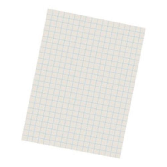 Picture of Pacon Quadrille-Ruled Heavyweight Drawing Paper, 1/2in Squares, White, Pack Of 500 Sheets