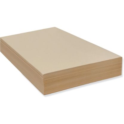 Picture of Pacon Drawing Paper Sheets - 500 Sheets - Plain - 18in x 24in - Manila Paper - Heavyweight - 500 / Ream