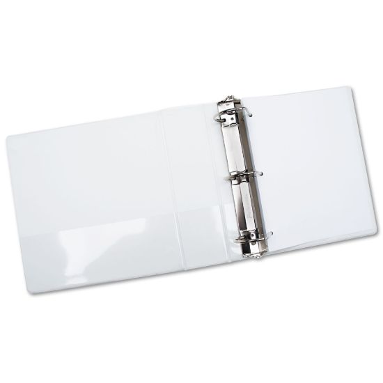 Picture of SKILCRAFT View 3-Ring Binder, 2 1/2in D-Rings, White (AbilityOne 7510-01-384-8673)