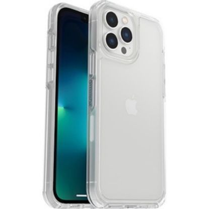 Picture of OtterBox Symmetry Series Antimicrobial Case For Apple iPhone 13 Pro Max, iPhone 12 Pro Max, Clear