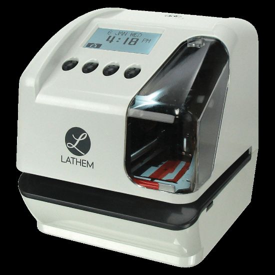 Picture of Lathem LT5 Electronic Time and Date Stamp - Card Punch/Stamp - Digital - Time, Date Record Time