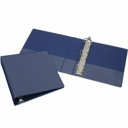 Picture of SKILCRAFT View 3-Ring Binder, 2in D-Rings, Blue (AbilityOne 7510-01-417-1884)