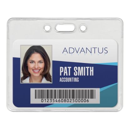 Picture of Advantus Proximity Badge Holder, Horizontal, 3in x 3-3/4in, Pack of 50