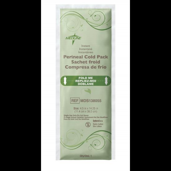 Picture of Medline Perineal OB Pad Cold Packs, 4 1/2in x 14 1/4in, Case Of 24