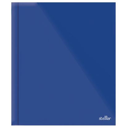 Picture of Office Depot Brand Stellar Laminated 3-Prong Paper Folder, Letter Size, Blue