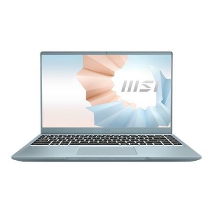 Picture of MSI Modern 14 B11SB-651 Rugged Laptop, 14in Screen, Intel Core i7 11th Gen, 16GB Memory, 512GB Solid State Drive, Blue Stone, Windows 10 Home, NVIDIA GeForce MX450