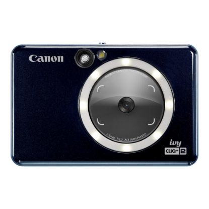 Picture of Canon ivy CLIQ+2 - Digital camera - compact with instant photo printer - 8.0 MP - Bluetooth - midnight navy