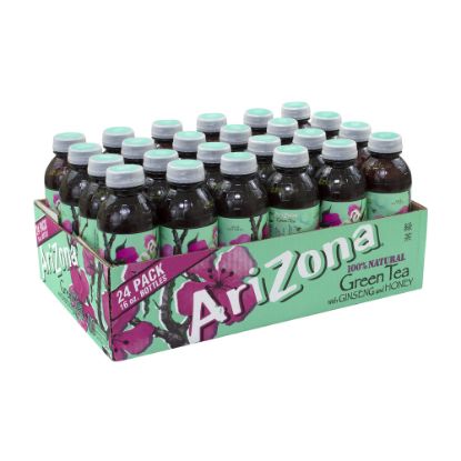 Picture of Arizona Green Tea With Ginseng And Honey, 16 Oz, Carton Of 24