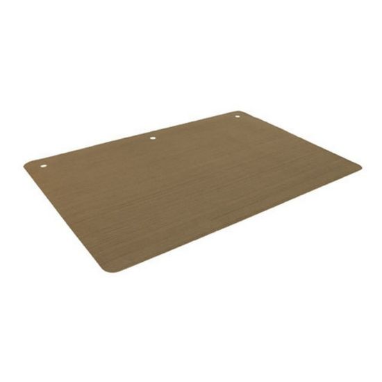 Picture of Winco Half-Size Silicone Baking Mat, 1-1/2inH x 11-7/8inW x 16-1/2inD, Red