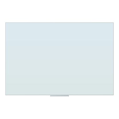 Picture of U Brands Floating Non-Magnetic Glass Dry-Erase Board, 72in X 48in, White Frosted Surface, Frameless, Actual Size 70in X 47in (2780U00-01)