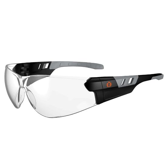 Picture of Ergodyne Skullerz SAGA Frameless Safety Glasses, One Size, Matte Black Frame, Clear Lens