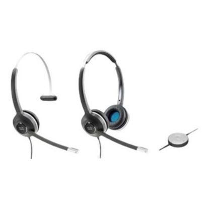 Picture of Cisco 532 Wired Dual - Headset - on-ear - wired - for Cisco DX70, DX70 - MSRP, DX80, DX80 (No Radio); IP Phone 8851, 8861, 8865, 8865NR