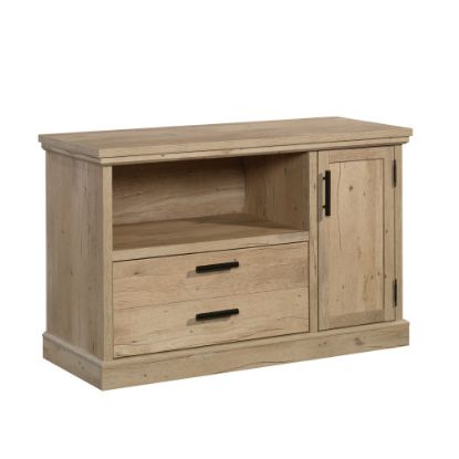 Picture of Sauder Mason Peak 48inW Computer Desk Credenza With Lateral File, Prime Oak